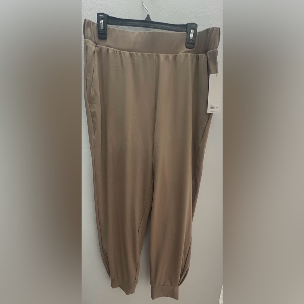 Yogalicious Tiramisu Lux Midtown Jogger in Soft Taupe - Picture 6 of 12